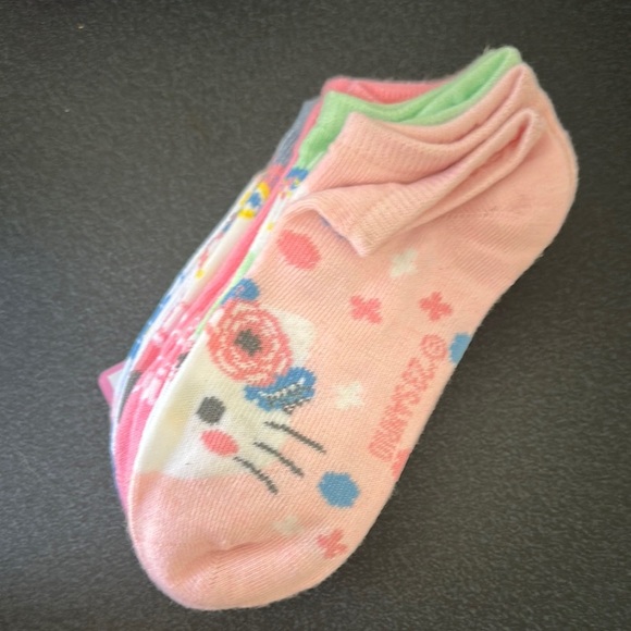 Hello Kitty Pink and Blue Socks - Picture 2 of 2